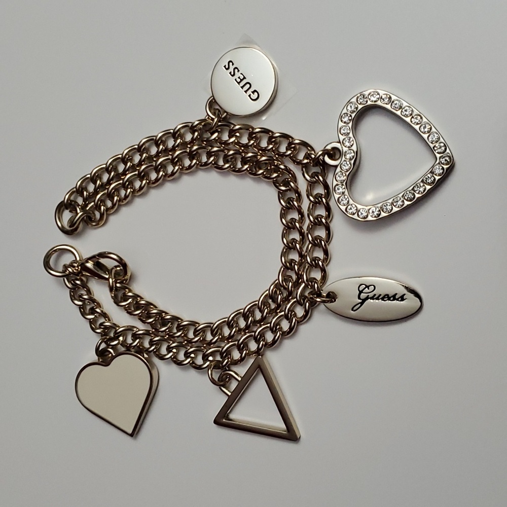 Guess bag charm chain
